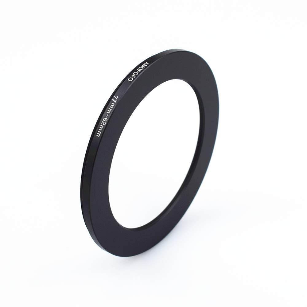 Amopofo 77mm to 62mm Step Down Ring Adapter for UV, ND, CPL Filters - Compatible with All 77mm Lenses & 62mm Accessories - View 2 of 9