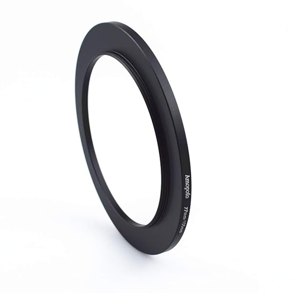 Amopofo 77mm-105mm Metal Ring/77mm to 105mm Step Up Ring for Filters,Made of CNC Machined with Matte Black Electroplated Finish,Compatible with All 77mm Camera Lenses & 105mm Accessories - View 3 of 7