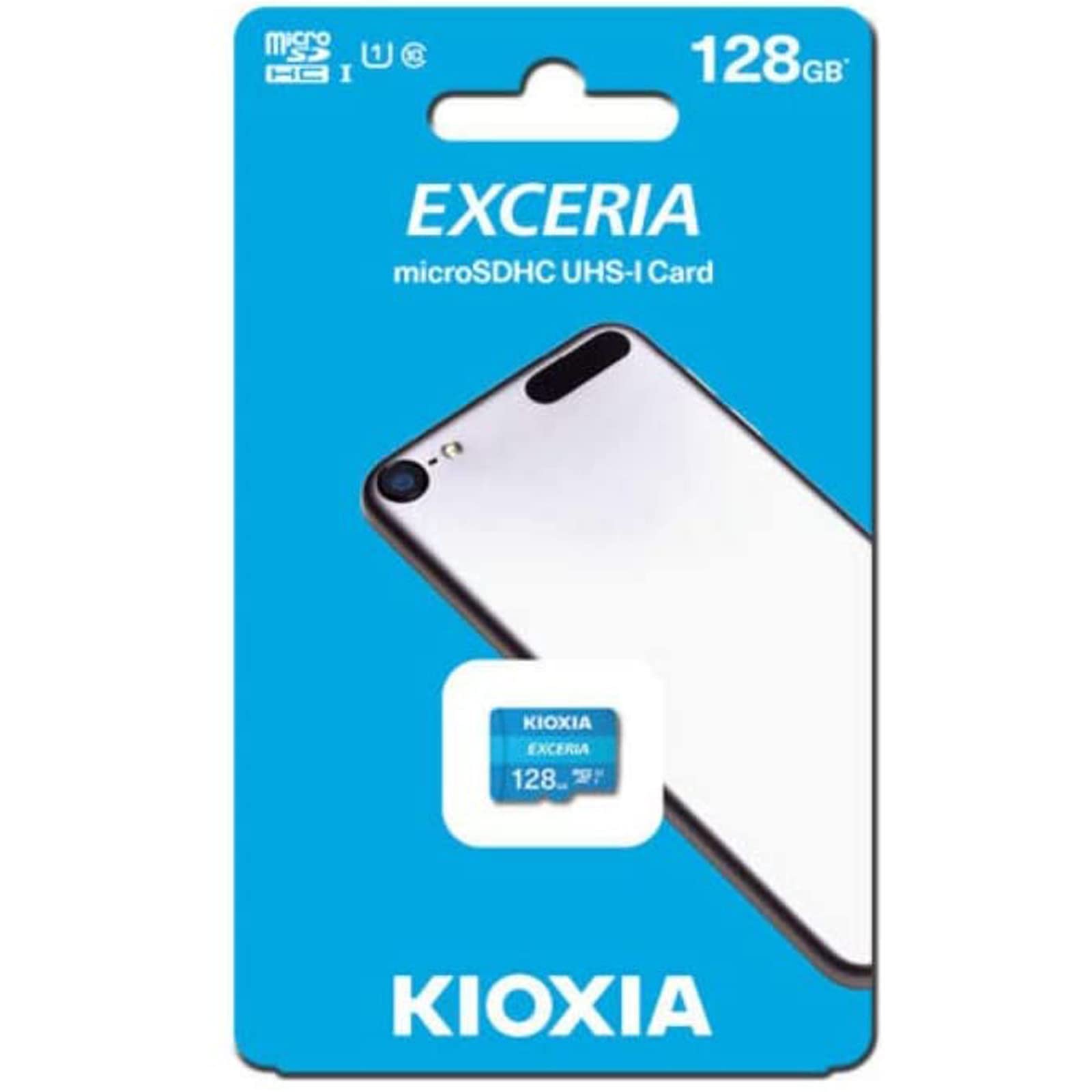 Kioxia 128GB microSD Exceria Flash Memory Card U1 R100 C10 Full HD 100MB/s High Speed Storage Solution - View 3 of 3