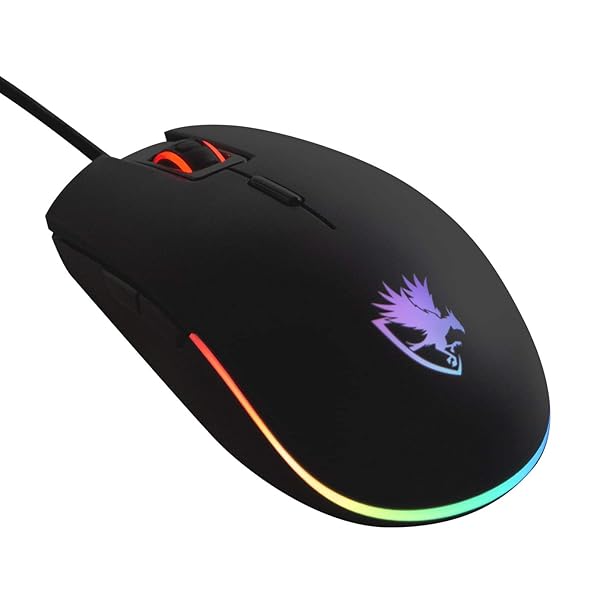 Digifast Digifast Nightfall NF24 RGB Gaming Mouse: 50M Clicks, 8 Buttons, Custom DPI for Windows PC Gamers
