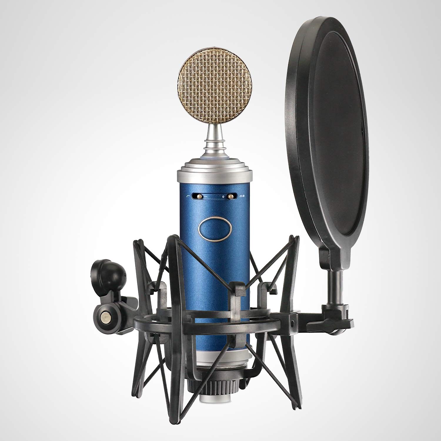 YOUSHARES Bluebird Shock Mount with Pop Filter and Windscreen for Bluebird SL Microphone by YOUSHARES Reduce Vibration Noise and Improve Sound Quality - View 2 of 7