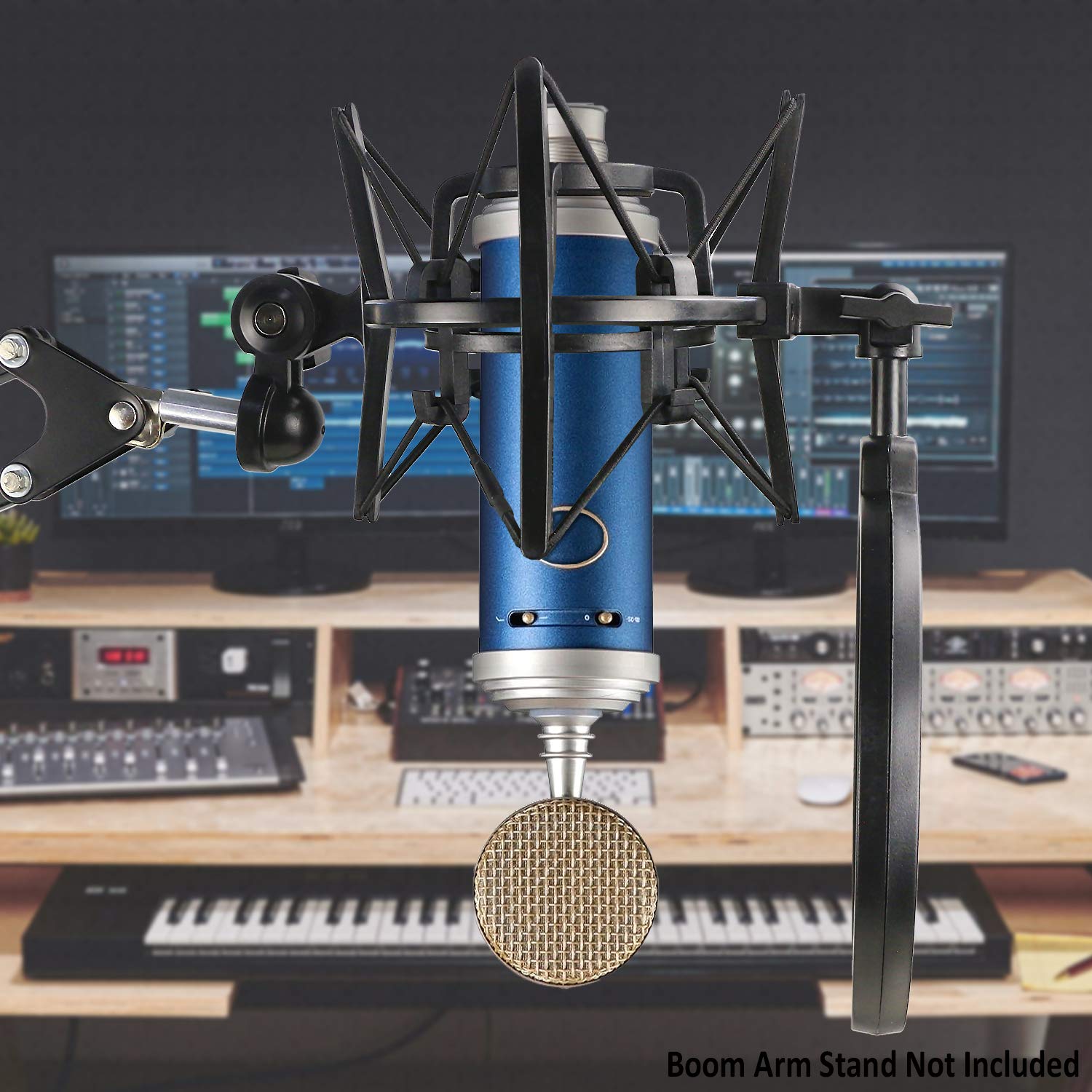 YOUSHARES Bluebird Shock Mount with Pop Filter and Windscreen for Bluebird SL Microphone by YOUSHARES Reduce Vibration Noise and Improve Sound Quality - View 7 of 7