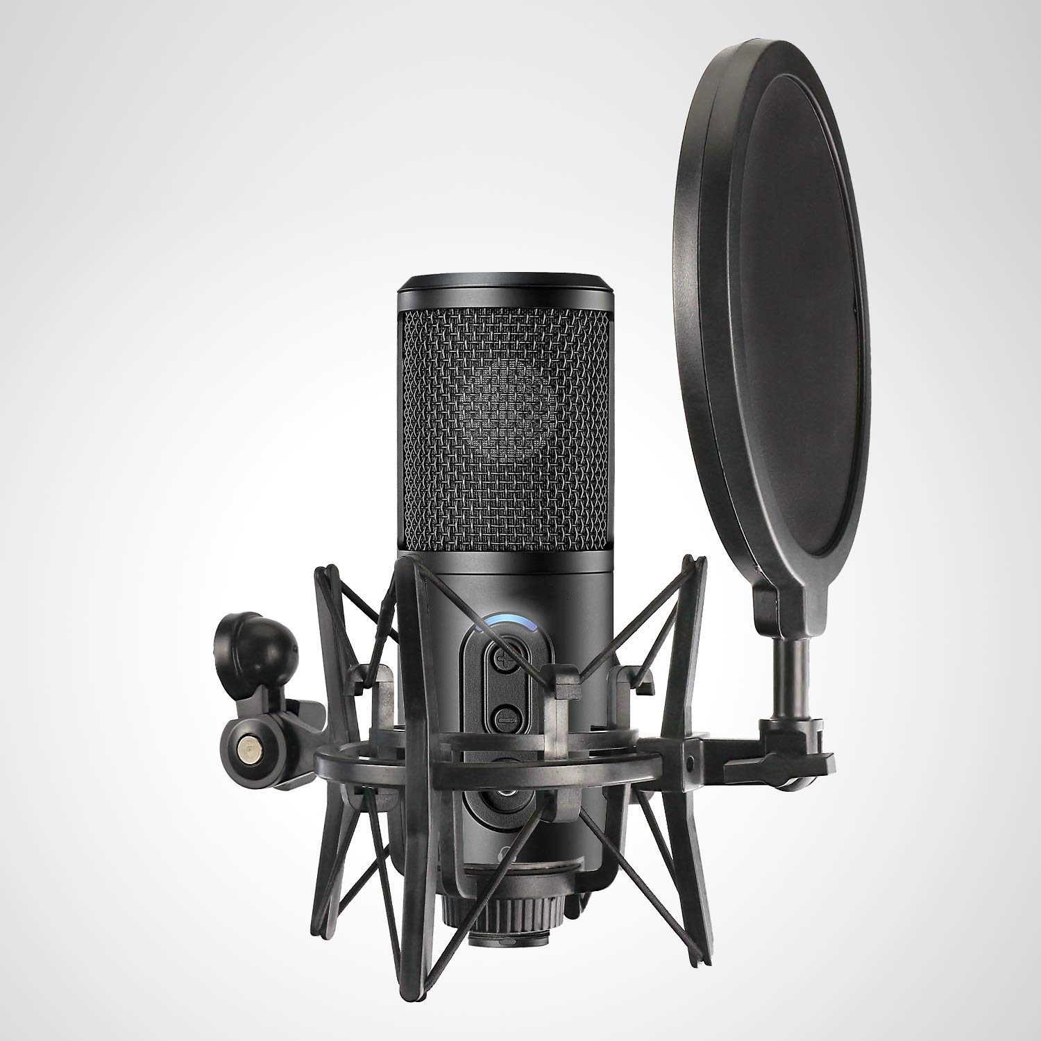 ATR2500X Shock Mount with Pop Filter and Windscreen for Audio-Technica ATR2500 USB Microphone by YOUSHARES - View 2 of 7