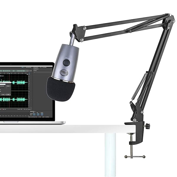 YOUSHARES Yeti Nano Mic Stand with Pop Filter and Boom Arm for Blue Yeti Nano by YOUSHARES - View 4 of 8