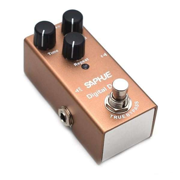 SAPHUE SAPHUE Digital Delay Guitar Effects Pedal - Mini True Bypass with Steel Shell for Electric Guitar - View 3 of 8