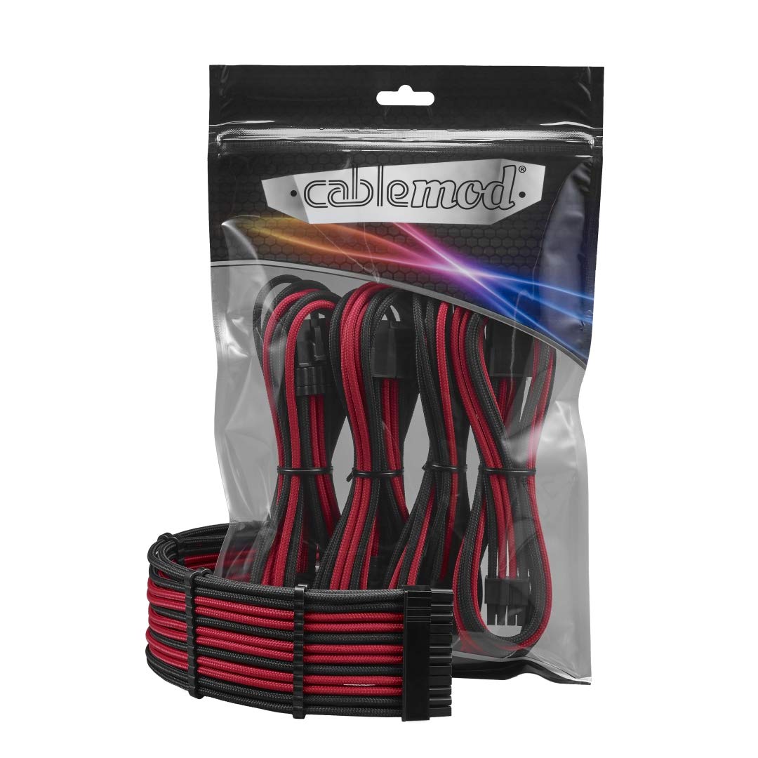 CableMod CableMod 8+8 Series Pro ModFlex White Sleeved Cable Extension Kit for Enhanced PC Aesthetics and Performance - View 6 of 8