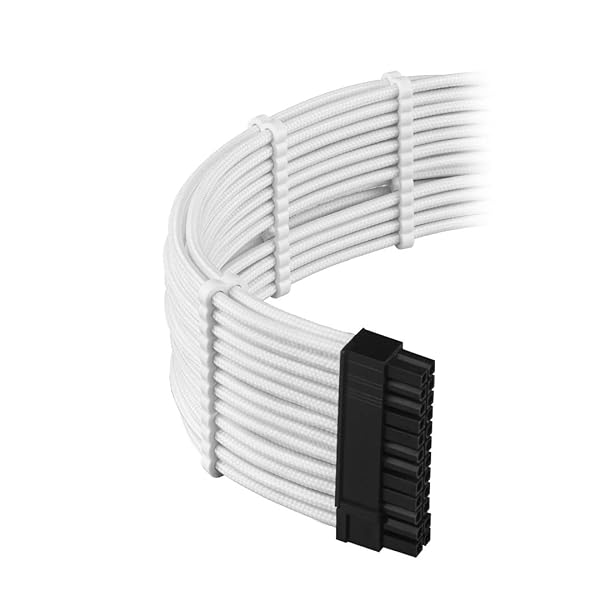 CableMod CableMod RT Series Pro ModFlex Sleeved Cable Kit for ASUS Seasonic Phanteks Revolt White - View 3 of 4