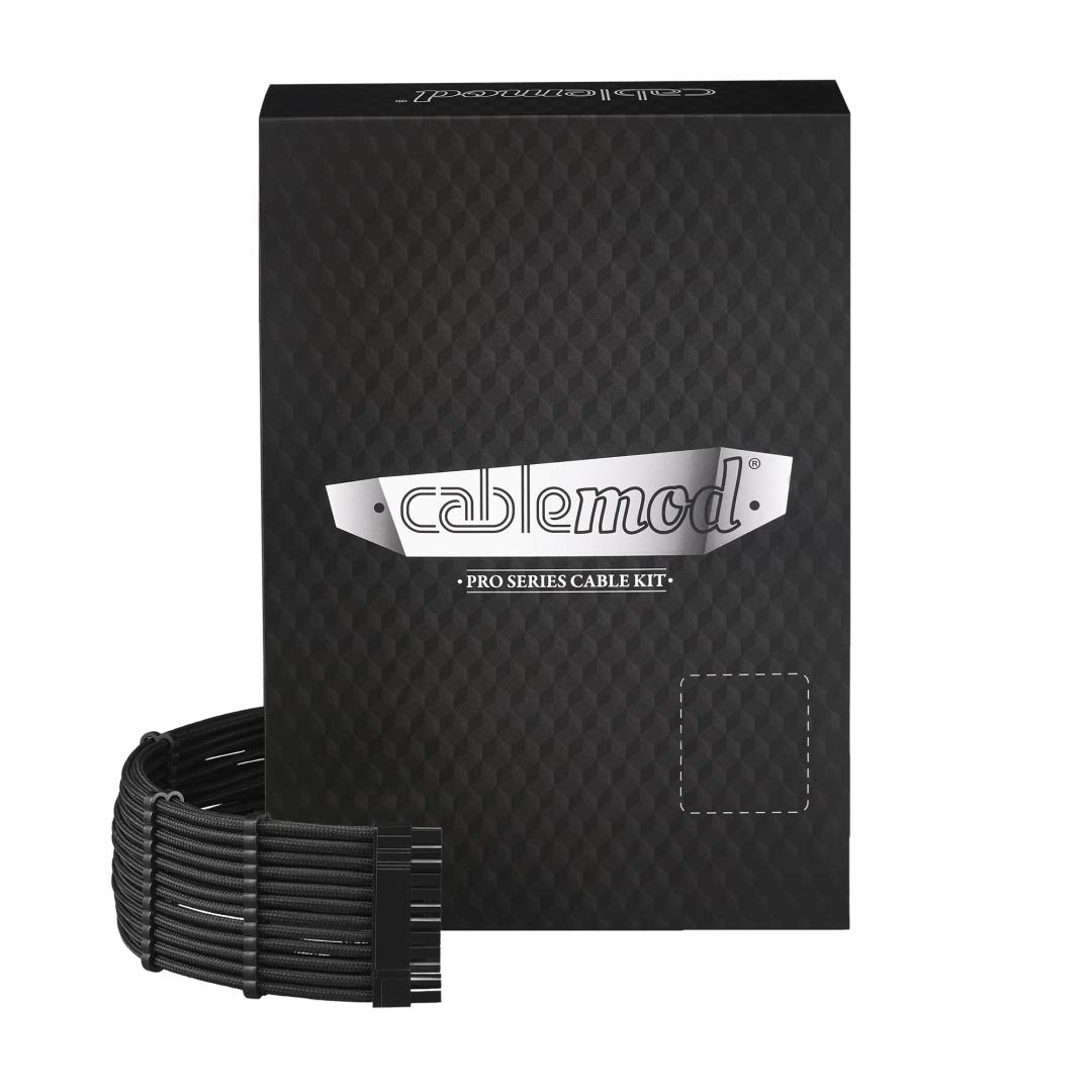 CableMod CableMod C-Series Pro ModFlex Sleeved Cable Kit for Corsair RM Black Label RMi RMX Black Red - View 7 of 8