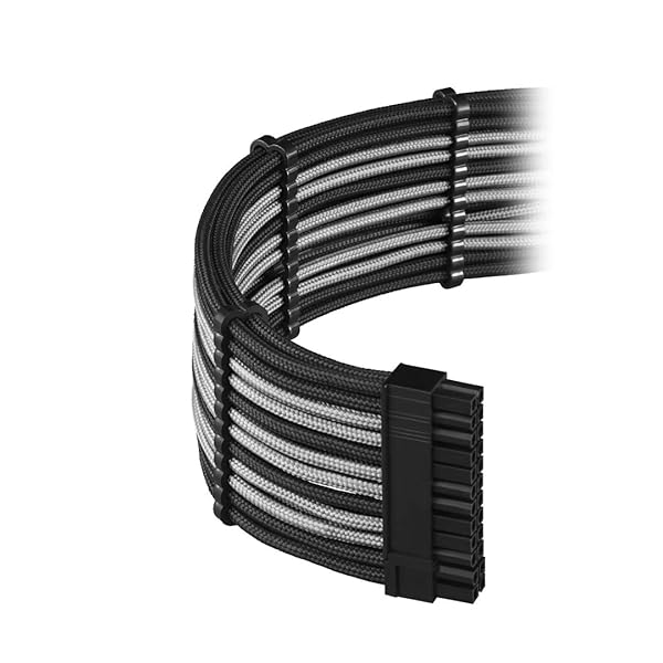 CableMod CableMod E-Series Pro ModFlex Sleeved Cable Kit for EVGA G G Plus P P Plus T Black Silver - View 3 of 4