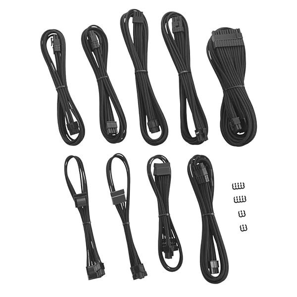 CableMod CableMod E-Series Pro ModFlex Sleeved Cable Kit for EVGA G G+ P P+ T Black High Performance Custom Cables - View 4 of 4