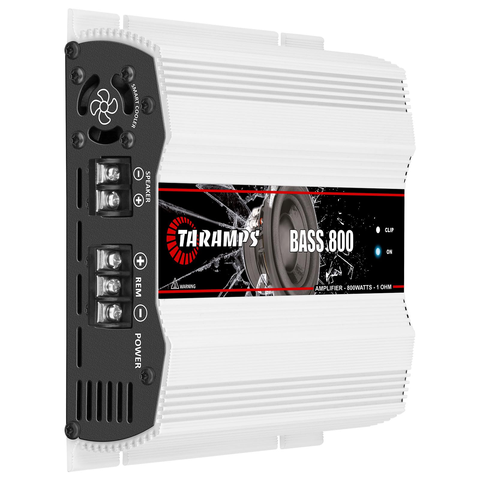 Taramps Bass 800 Monoblock Amplifier 800 Watts RMS 1 Ohm Ideal for Subwoofer Car Audio RCA High Level Input Full Range Performance - View 2 of 9