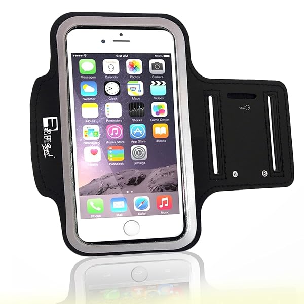 RevereSport Premium iPhone SE 2020/2022 Armband with Fingerprint ID - Perfect for Jogging & Gym Workouts