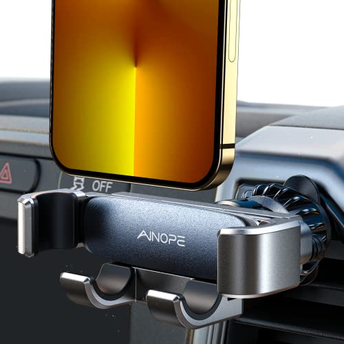 AINOPE AINOPE 2024 Gravity Car Phone Mount for iPhone 16 Pro Max & Samsung - Hands-Free Air Vent Holder