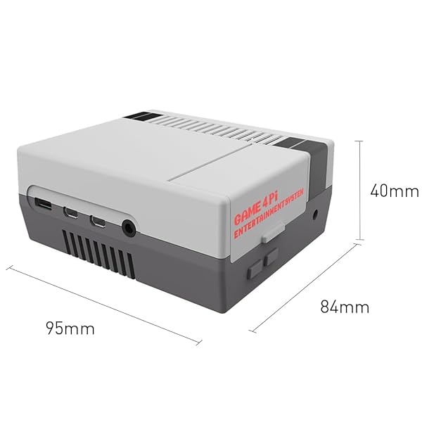 GeeekPi GeeekPi Raspberry Pi 4 Case with Cooling Fan & Heatsink - Perfect for Retro Gaming & Model B/4B - View 6 of 11