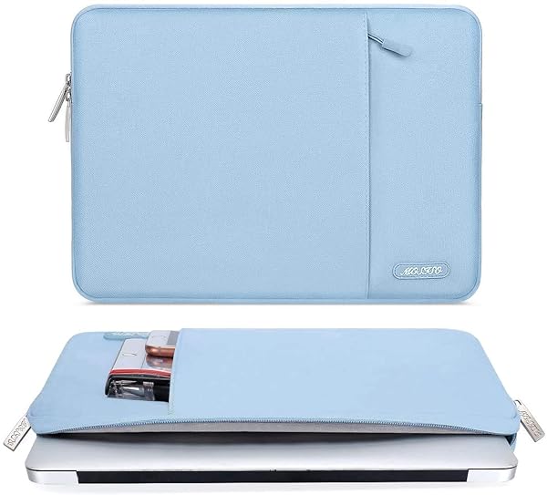 MOSISO MOSISO 16 Inch Laptop Case Sleeve Compatible with MacBook Pro HP Acer Dell Lenovo ASUS Polyester Vertical Bag Air Blue - View 3 of 7