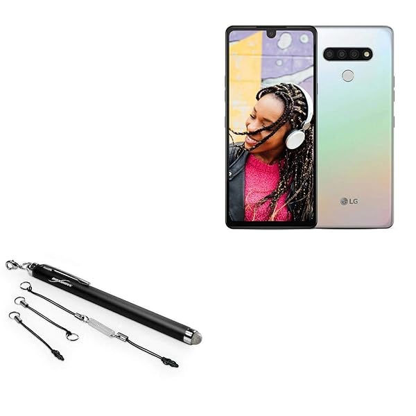 BoxWave BoxWave Stylus Pen for LG Stylo 6 EverTouch Capacitive Fiber Tip Stylus Jet Black - View 2 of 10