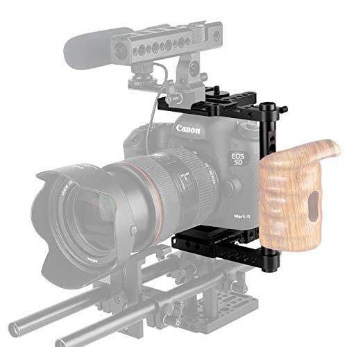 NICEYRIG Buy NICEYRIG Quick Release Camera Cage for Canon & Nikon - Universal DSLR Half Cage for Enhanced Stability - View 3 of 8