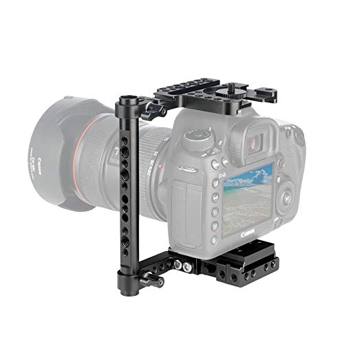 Buy NICEYRIG Quick Release Camera Cage for Canon & Nikon - Universal DSLR Half Cage for Enhanced Stability