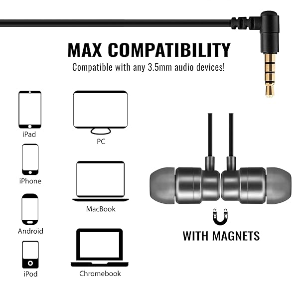 UliX UliX Rider Wired Earbuds in-Ear Headphones, Earphones with Microphone, 5 Years Warranty, with Anti-Tangle Cable, Ear Buds for iPhone, iPad, Samsung, School Students, Kids, Women, Small Ears - View 6 of 11