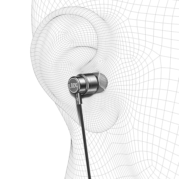 UliX UliX Rider Wired Earbuds in-Ear Headphones, Earphones with Microphone, 5 Years Warranty, with Anti-Tangle Cable, Ear Buds for iPhone, iPad, Samsung, School Students, Kids, Women, Small Ears - View 11 of 11