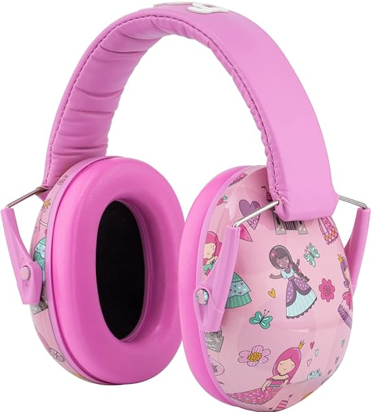 Snug Snug Kids Ear Protection: Noise Cancelling Earmuffs for Toddlers, Children & Adults - Princess Design