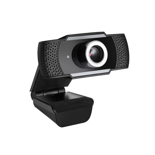 Adesso ADESSO CyberTrack H4 Webcam: 1080P HD USB Webcam with Built-in Microphone for Clear Video Calls
