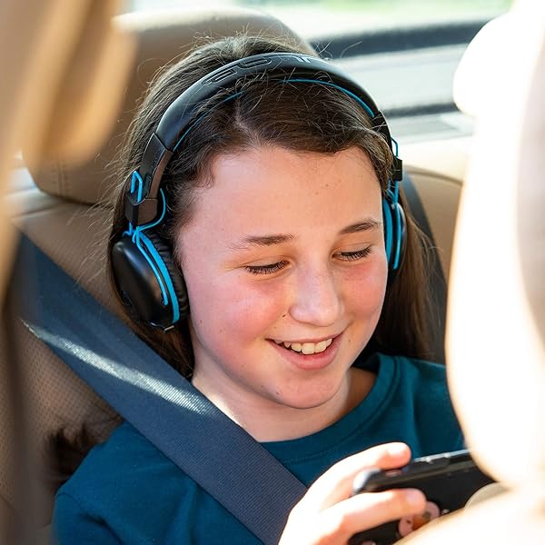 JLab JLab JBuddies Play Wireless Kids Headset: 22+ Hour Bluetooth, Low Latency, Retractable Mic & AUX for Gaming Consoles - View 8 of 10