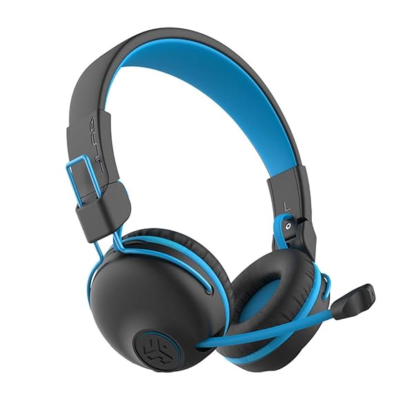 JLab JLab JBuddies Play Wireless Kids Headset: 22+ Hour Bluetooth, Low Latency, Retractable Mic & AUX for Gaming Consoles - View 3 of 10