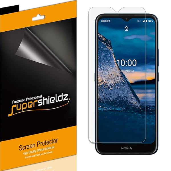Supershieldz 6 Pack Screen Protector for Nokia C5 Endi High Definition Clear Shield PET