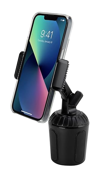 Scosche Scosche UHCUP2M-SP1 Universal Cup Phone Holder Mount Adjustable Arms Base Fits Cupholder 360 Degree Rotation - View 3 of 8