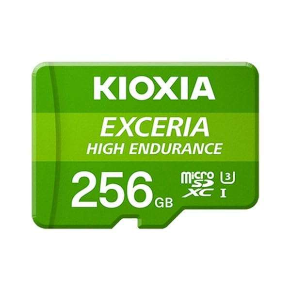 KIOXIA Buy Kioxia 256GB microSD Exceria High Endurance Card - U3 V30 A1, 100MB/s Read, 85MB/s Write Speed