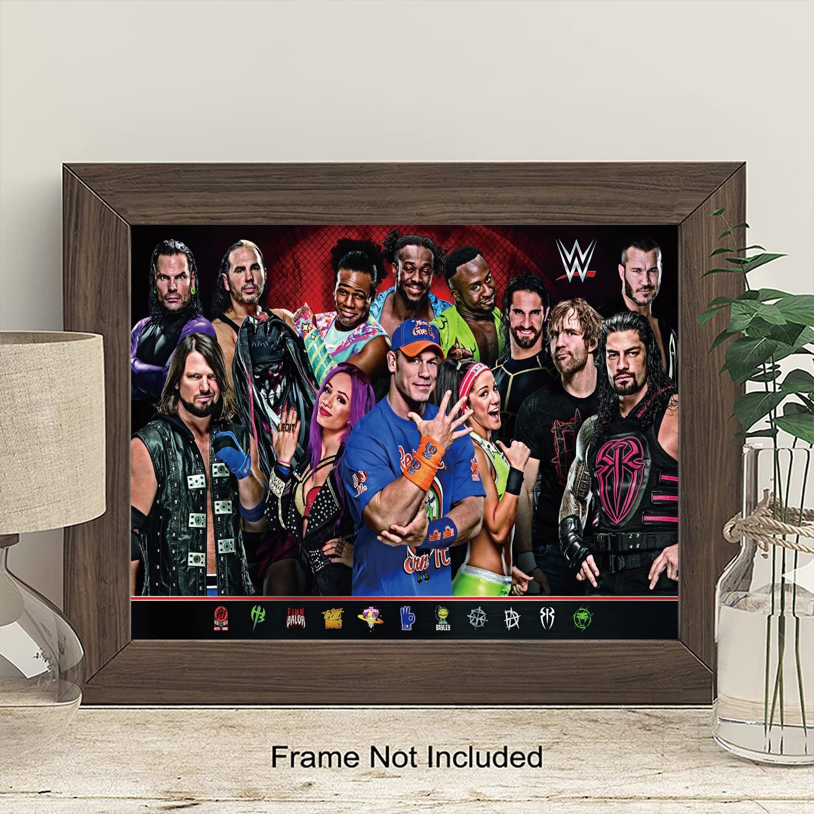 FatCat Wall Graphics FatCat Wall Graphics WWE Group 17 Matte Poster Frameless Gift 12x18 inch for Office Decor - View 3 of 9