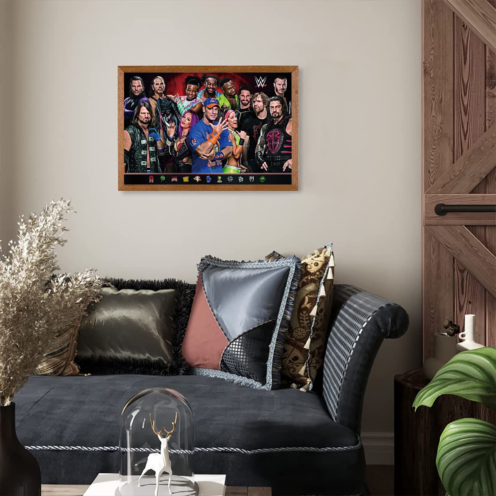 FatCat Wall Graphics FatCat Wall Graphics WWE Group 17 Matte Poster Frameless Gift 12x18 inch for Office Decor - View 9 of 9