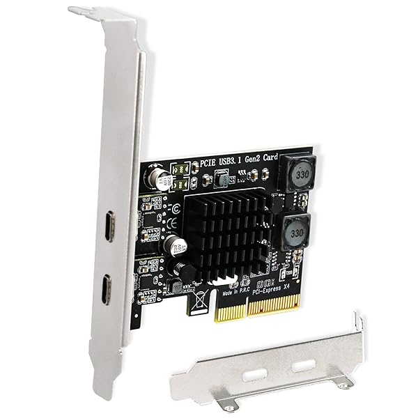 FebSmart FebSmart 2X 10Gbps USB-C Expansion Card for Windows, Mac & Linux - Self-Powered, No Extra Supply Needed (FS-C2-Pro) - View 2 of 10