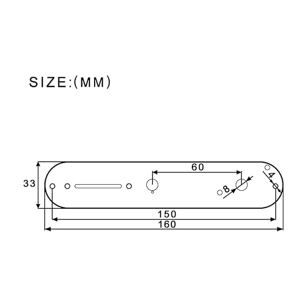 SAPHUE SAPHUE Guitar Control Plate Loaded Chrome Nickel 3 Way Switch 500K Tone Volume Knob Prewired for Fender Tele Gibson SG Electric Guitar Parts - View 6 of 7