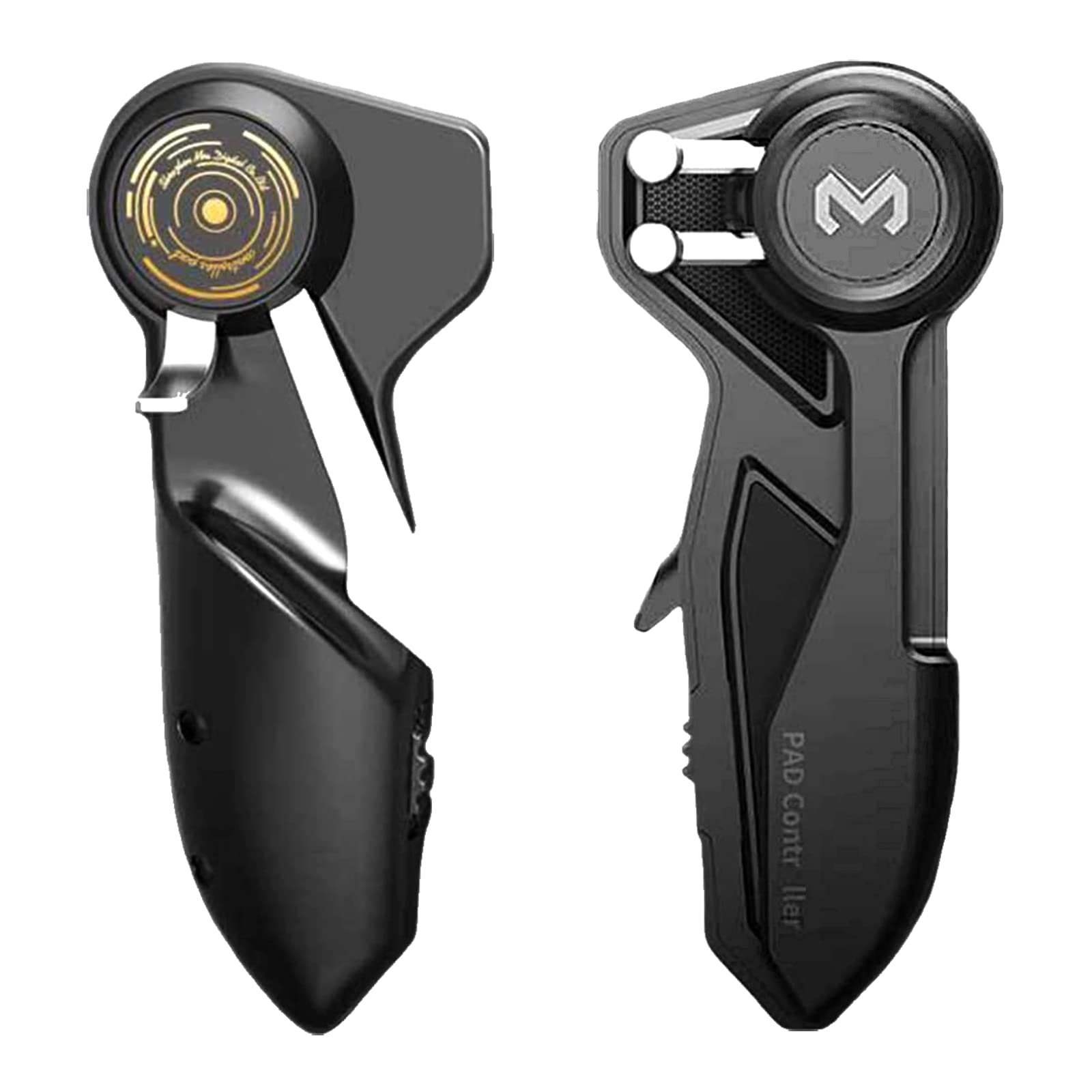 PUBG Controller MODJUEGO Game Joystick Trigger Handle Gamepad with 4 Triggers for 10-12.9 inch Devices 6 Finger Operation