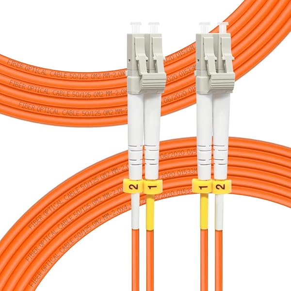 FLYPROFiber FLYPRO Fiber 15M OM2 LC to LC Patch Cable 1GB Duplex 50/125um Multimode Fiber Optic Cord LSZH 15Meter Length Options Available - View 2 of 9