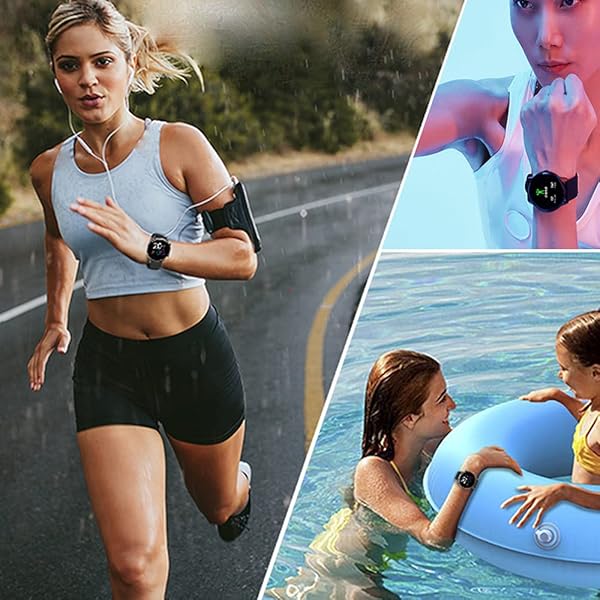 YEEJOK Yeejok 22mm Silicone Bands for Fossil Men's Gen 6 5E 44mm Gen 5 LTE Carlyle Garrett Women's Julianna Smart Watch Replacement Strap Black - View 5 of 5