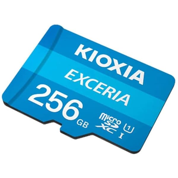 KIOXIA KIOXIA EXCERIA 256GB microSD Memory Card Class 10 Up to 100 MBs Read Speed Blue - View 3 of 4