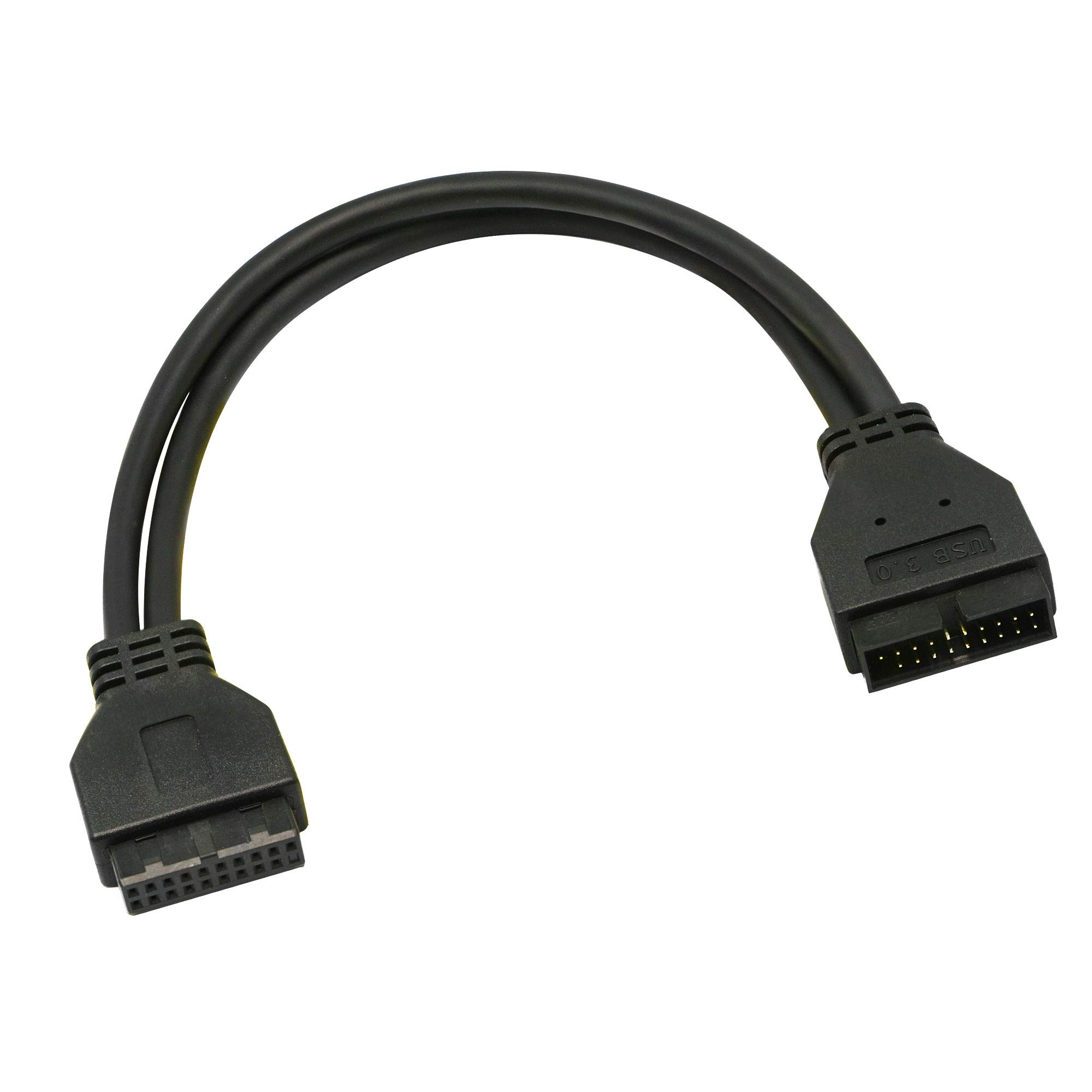 GINTOOYUN USB 3.0 20Pin Header Extension Cable - Male to Female Connector for Easy Connectivity