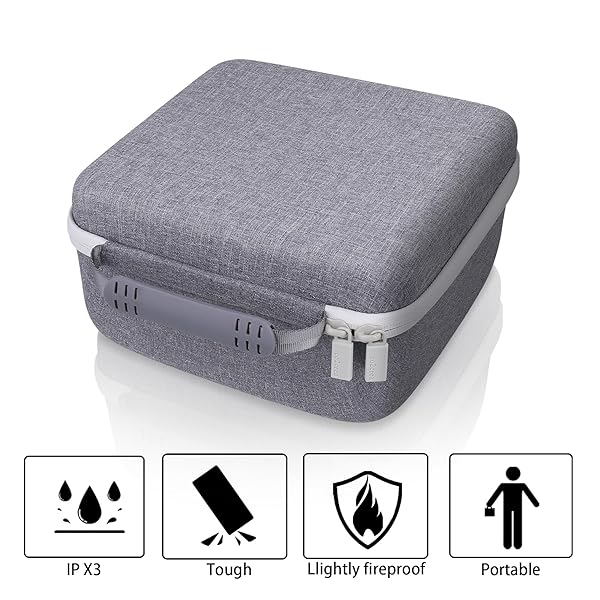 co2CREA co2CREA Hard Case for KODAK Dock Plus 4PASS Instant Photo Printer 4x6 with Accessories Grey - View 6 of 8