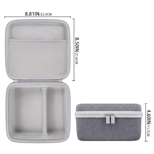 co2CREA co2CREA Hard Case for KODAK Dock Plus 4PASS Instant Photo Printer 4x6 with Accessories Grey - View 7 of 8