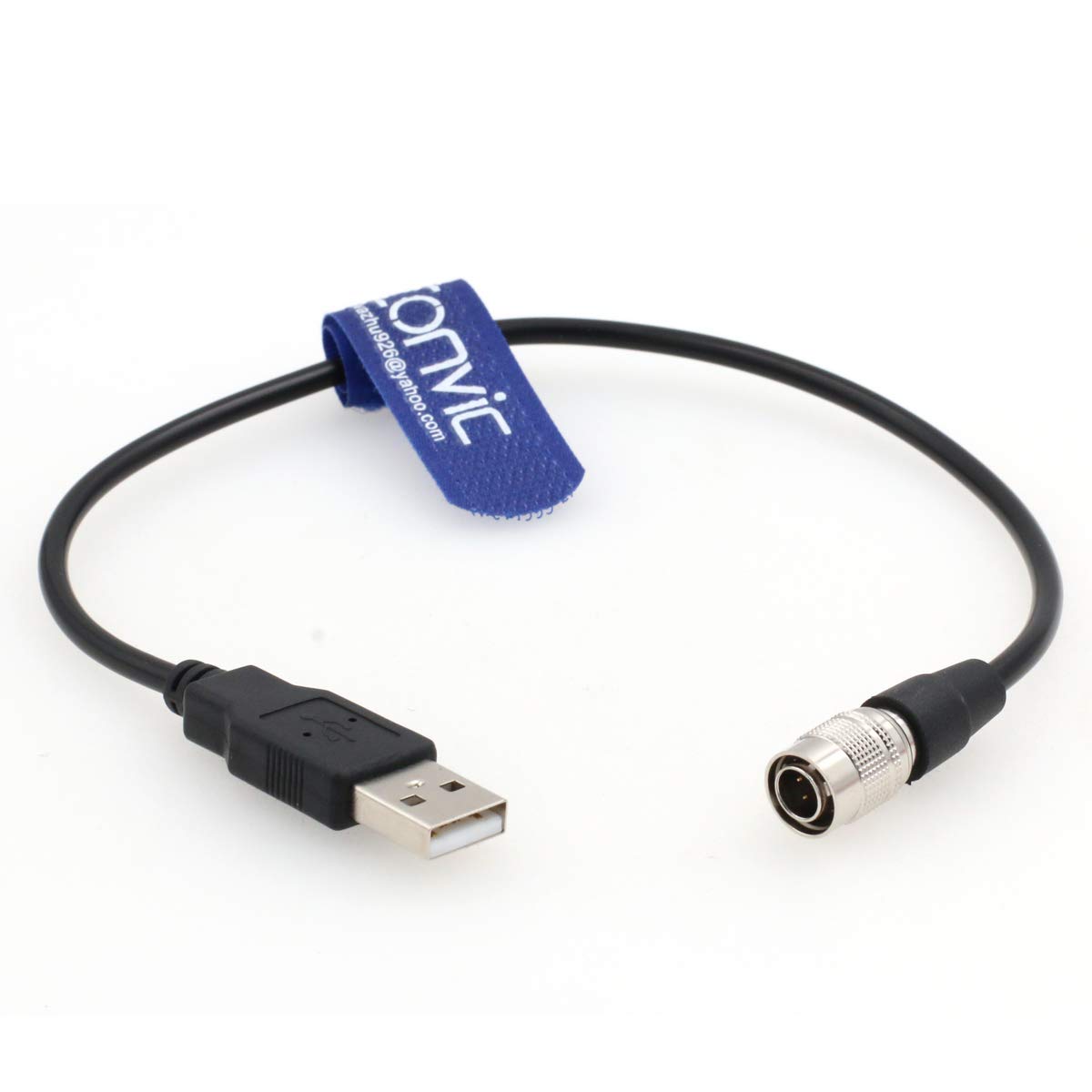 Eonvic Eonvic 12v Regulated 4pin Male Hirose to USB Power Cable for Zoom F4 F8 F8N Sound Devices 644 688 Recorders MacBook Air M1 - View 3 of 3