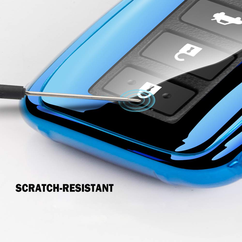 K LAKEY Key Fob Cover for Lexus 2013-Up RX ES GS LS NX RS GX LX RC LC Soft TPU Case Keyless Shell Protector Black - View 4 of 7