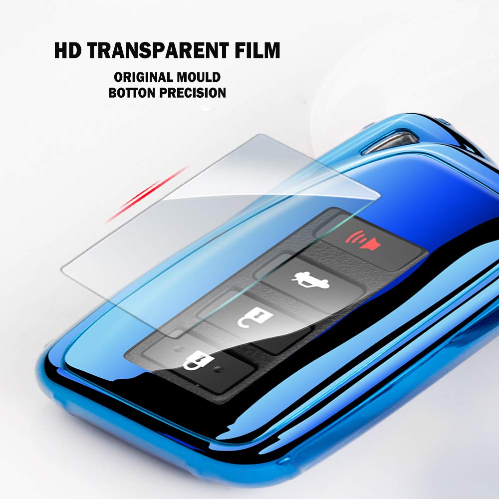 K LAKEY Key Fob Cover for Lexus 2013-Up RX ES GS LS NX RS GX LX RC LC Soft TPU Case Keyless Shell Protector Black - View 5 of 7