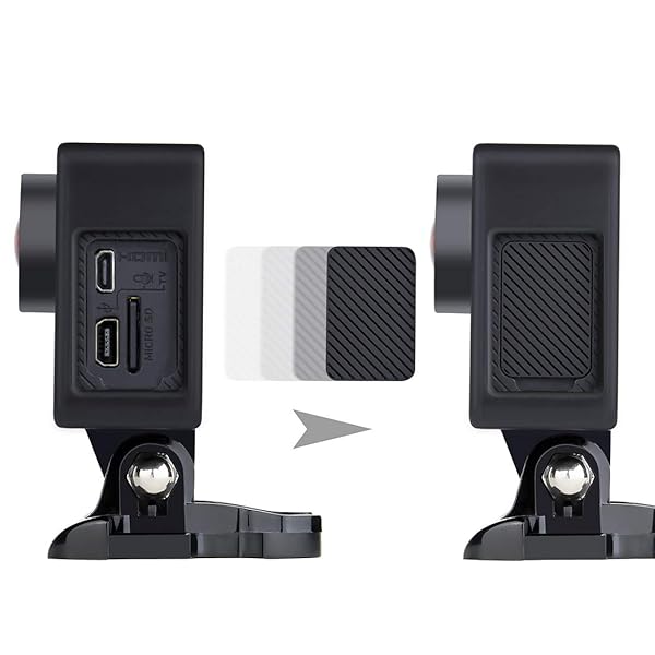 GEPULY GEPULY Frame Mount Protective Housing Case with Bracket and Lens Cap for GoPro Hero 3 Hero 3 Plus Hero 4 Black Silver Cameras - View 4 of 9