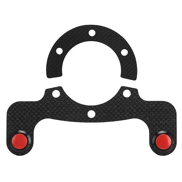 Upgrade Your Ride: Carbon Fiber Dual Horn Button Kits for 6-Bolt Steering Wheels