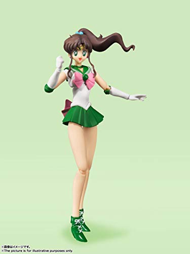 TAMASHII NATIONS TAMASHII NATIONS Sailor Jupiter Animation Color Edition Bandai Spirits SH Figuarts Action Figure - View 3 of 6