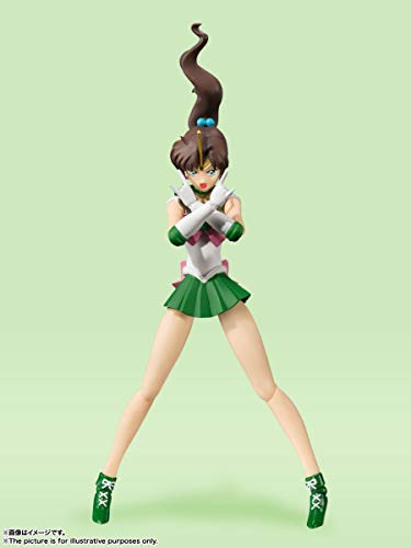 TAMASHII NATIONS TAMASHII NATIONS Sailor Jupiter Animation Color Edition Bandai Spirits SH Figuarts Action Figure - View 4 of 6