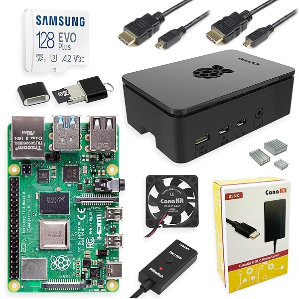 CanaKit Buy CanaKit Raspberry Pi 4 8GB Extreme Kit - 128GB Edition | High Performance & Versatile Projects